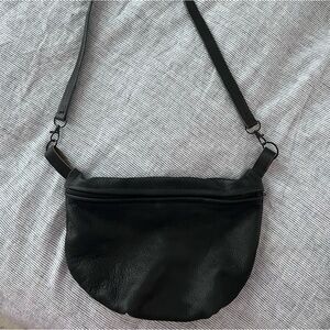 Genuine Leather Clare V. Inspired Fanny pack. Handmade item.